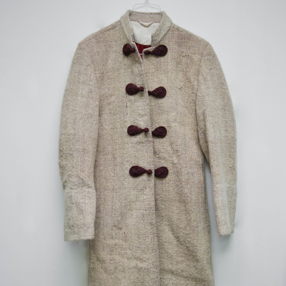 Wool Mandarin Long Winter Coat